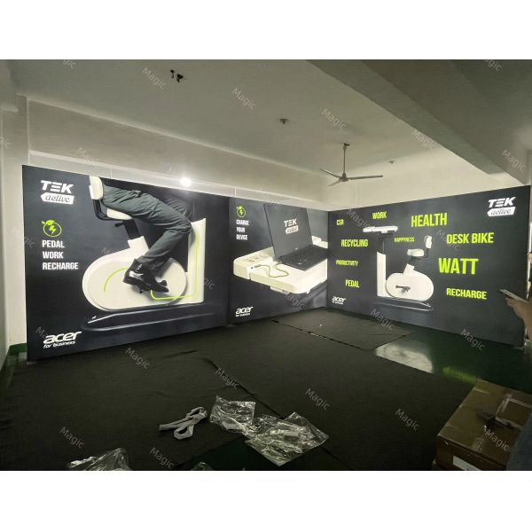Collapsible SEG Light Box LED Illuminated Trade Show Lightbox