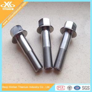 Wholesale Hot Sale Ti6al4v Titanium Hex Flange Bolts For Motorcycle from china suppliers