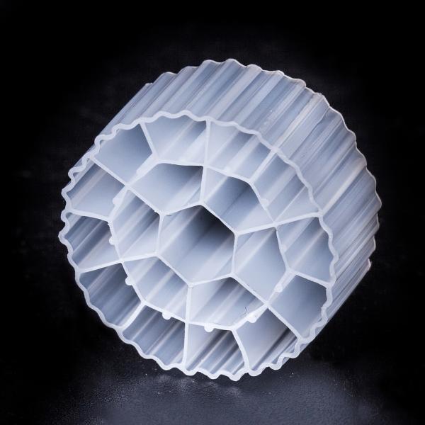 Saving Space MBBR biopipe Fliter Media PE63 For Waste Water Treatment / RAS With White Color A²/O technology