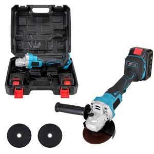Wholesale Power Angle Grinder Battery Operated Electric Handheld Grinder for Metal Wood with Grinding Cutting Wheel and Flap Disc from china suppliers
