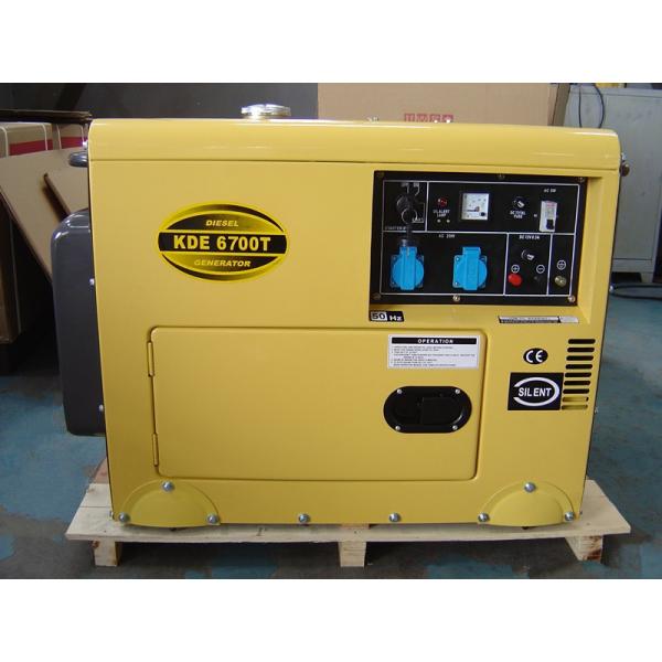 220 Volt 22A Sound Proof Diesel Generator With Single Cylinder Four Stroke Engine