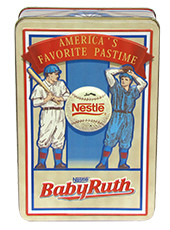 Buy cheap Baby Ruth Packaging Food Grade Tin Container , Nestle Metal Tin Container from wholesalers