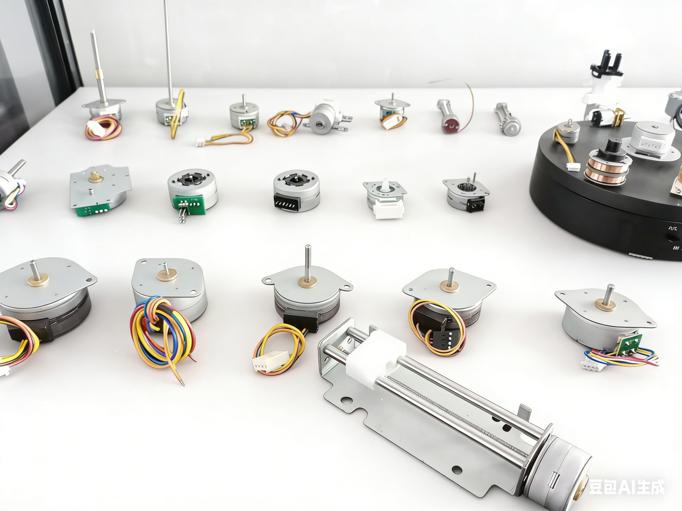 25BY412 12V DC Permanent Magnet Stepper Motor with 7.5° Step Angle and Compact 25*12.4mm Size for Valve Control