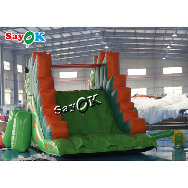 Commercial Inflatable Bouncy Slides Toddler Pvc Inflatable Dinosaur Dry Slide For Outdoor Amusement Park
