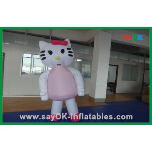 Wholesale Custom Decoration Pink Cat Inflatable Cartoon Characters For Party from china suppliers