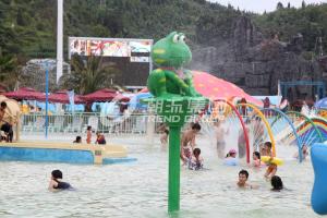 China Spray Water Game For Kids , Cartoon Style Fiberglass Aqua Park Equipment For Sale on sale