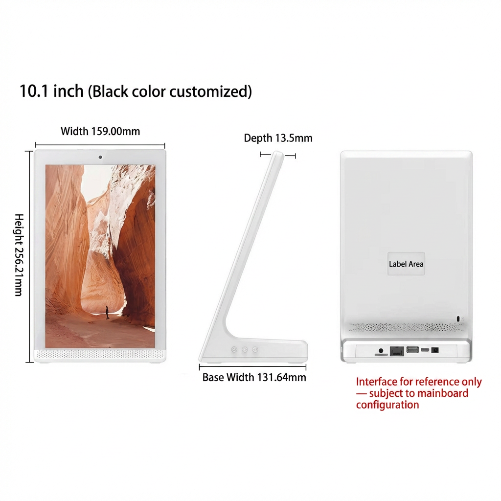 Smart Desktop Digital Signage Display with Touch Screen, Face Recognition & Full HD Resolution