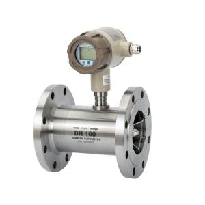 Wholesale SS304 SS316 Turbine Diesel Flow Meter Flange Gasoline Flow Meter from china suppliers
