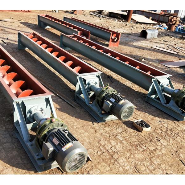 Customized Standard/ Vertical / Inclined / leveling screw conveyors For Conveying Contaminated Soil