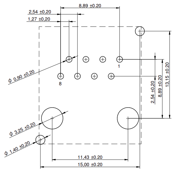 615008145121 45° 8P8C Modular Jack With Reverse Metal Post Tail