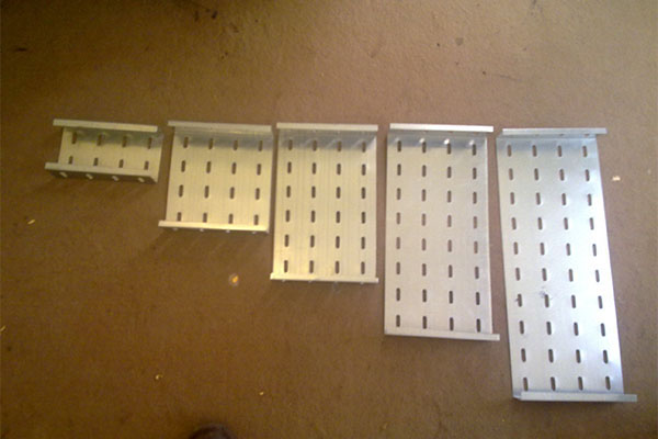 Customize Metal Cable Support System / Solid Cable Tray Making Machine 20 Stations