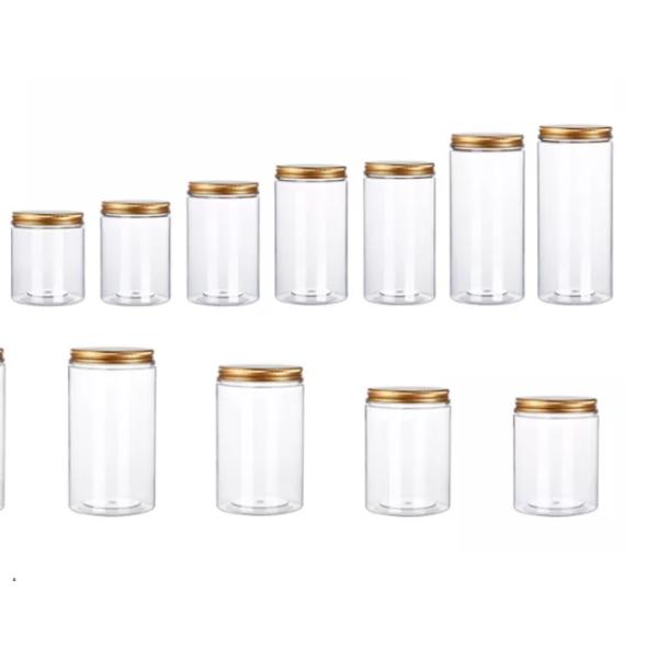 White Cosmetic Container 100ml 200ml Plastic Cream Jar Empty Round