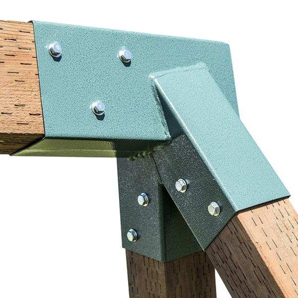 Customized Climbing Frame Corner Brackets with Support Function and Square Round Design