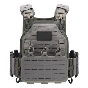 1000D Polyester Quick Release Tactical Vest Abrasion Resistant Multi-Functional