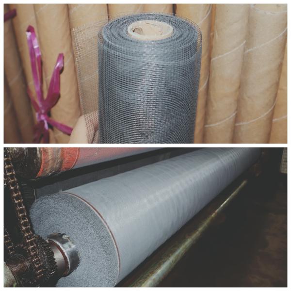 PVC Coated Fiberglass Window Fly Screen Mesh Roll For Anti Mosquito Screen