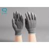 Clean Room PU Dispensing Nylon Anti Static Gloves For Factory Workshop for sale