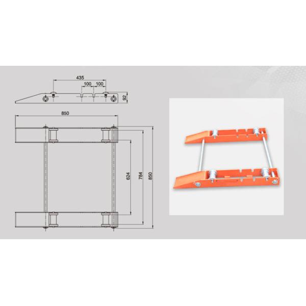 Steel Material Cable Drum Jack Roller supporting of cable drum