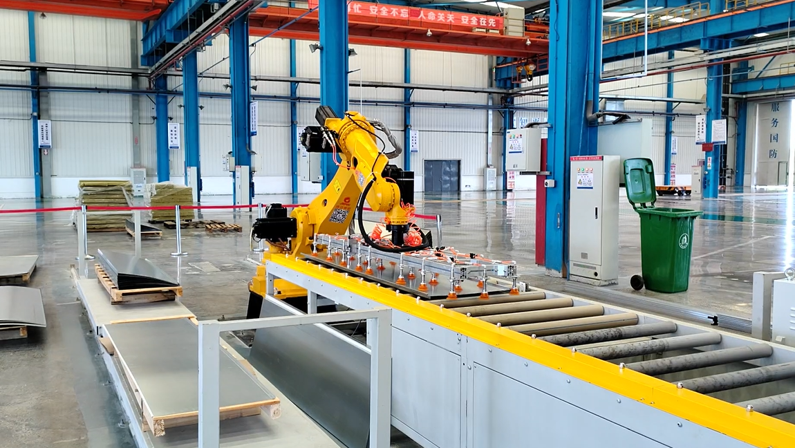 3 Axis Automatic Palletizing Robotic Arm 4 Pcs/Min For 3m Board