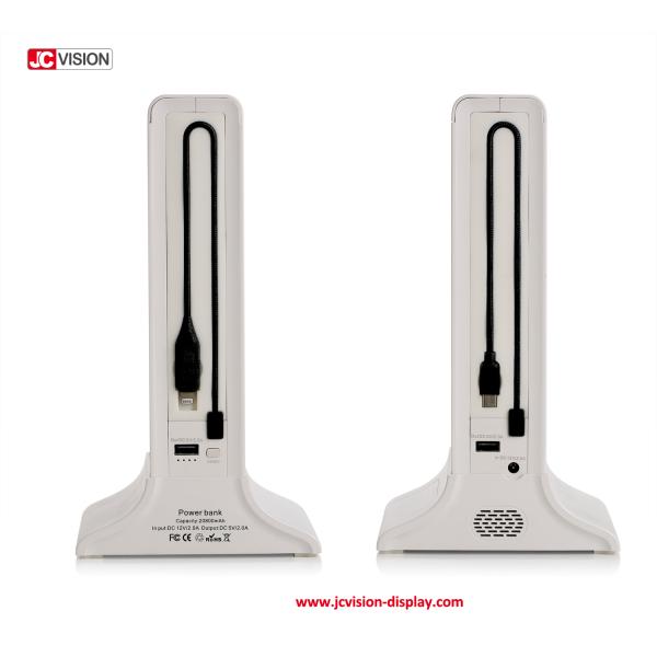 1280*800 Table Top Ads Screen Display Restaurant Power Bank 1G DDR3