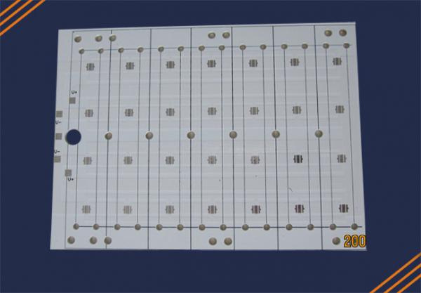 Quality White Color High Power LED Street Light PCB 1 Oz Copper Thickness 94VO With OSP Finish for sale