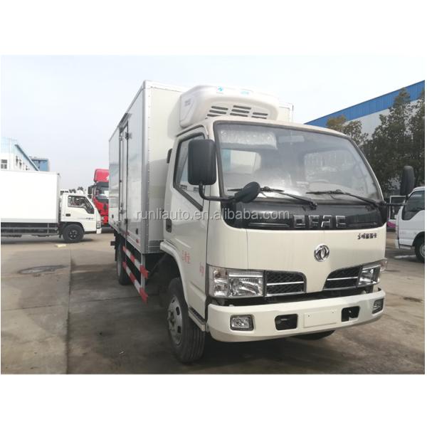 Euro 4 99km/h Refrigerator Cold Room Van Truck for Vegetable and Fruit