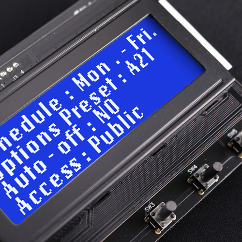 2.18 Inch COG Graphic LCD Display 128x64 Dots STN Blue 10PIN SPI Interface