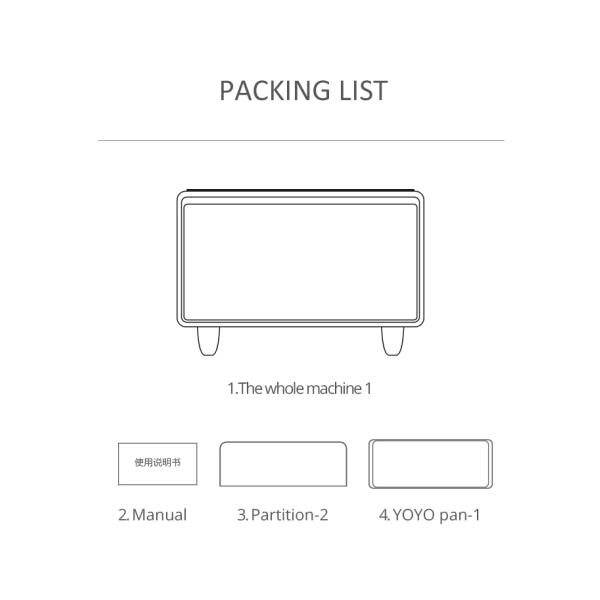 Hotel Restaurant Banquet or Home Dining Table Ottoman Smart Coffee Table with Refrigerator