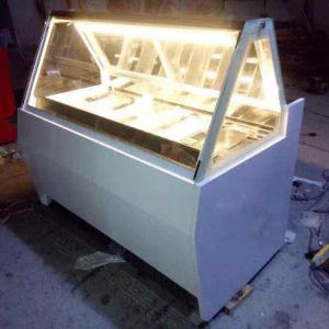 China Automatic Defrost Ice Cream Scoop Commercial Display Freezer R404a 1500*1130*1350mm on sale