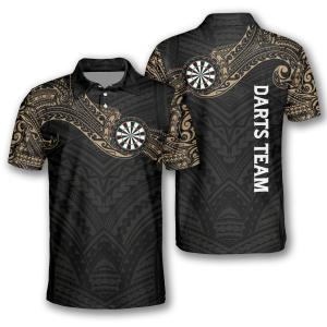 Wholesale Practical Polyester Custom Dart Jerseys , Heat Transfer Anti Pilling Darts Tshirt from china suppliers