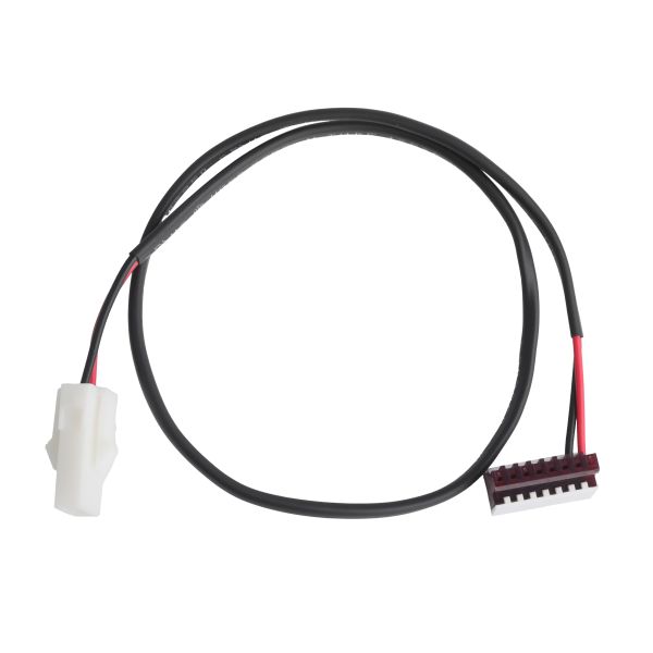 8P to 2P Power Cable Assembly - UL1007 22AWG Wire - Red & Black Pinout