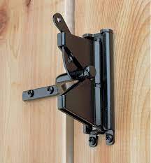 barn Rotatable self latching sliding door lock latch outdoor Black silvery gold