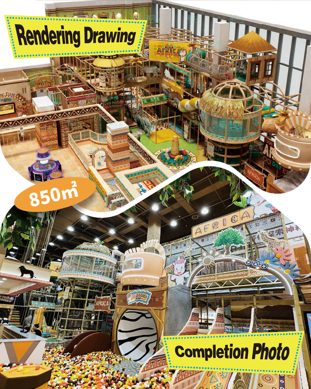 Custom Themed Indoor Playground Equipment with Turnkey Solution for Large-Scale Installations