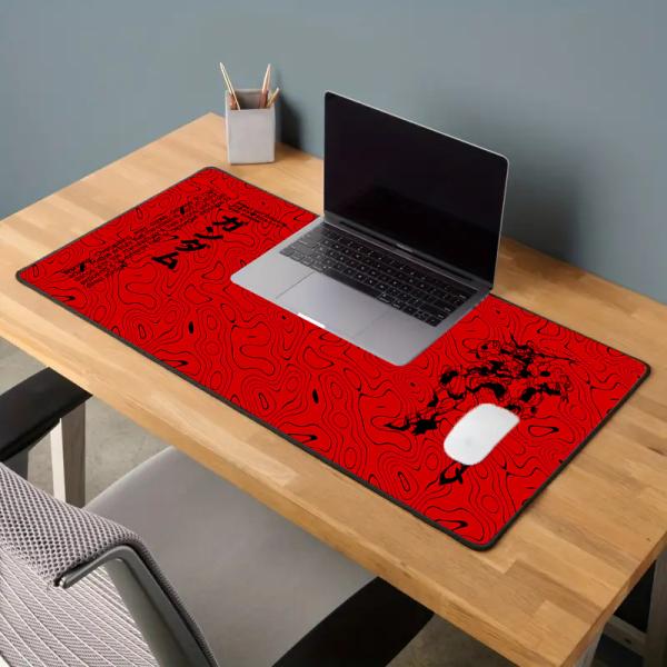 Non-slip Natural Rubber Base Private Mold Large Gaming Mouse Pad for PC Laptop Computer