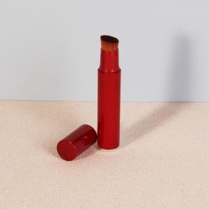 China 20ml Red ABS Airless Cosmetic Bottle With Brush For Foundation Concealer on sale