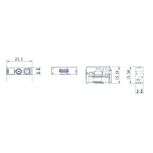 E3201,Ultra Slim OEM Scan Engine, VGA MIPI, Red Laser, Undecoded(Datalogic decoding license)