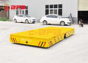 China Heavy Load Automated Steerable Battery Powered Trailer With Car Warning Light on sale