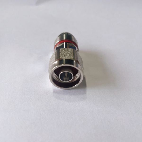 High Reliability N Connector Male Clamp Type with Gold-Plated Brass for DC-6GHz and ≤1.25 VSWR