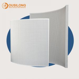 Wholesale Irregular Perforated Decorating Metal Aluminum Ceiling Elegant Exterior Curved False Ceiling Plank Panel from china suppliers