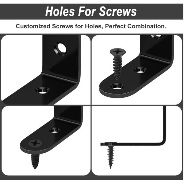 Anodized Corner Right Angle Metal Bracket Extruded Aluminum Brackets Hardware