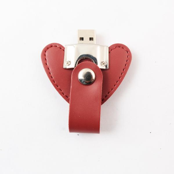 OEM Leather USB Drive With Encryption Customized Color