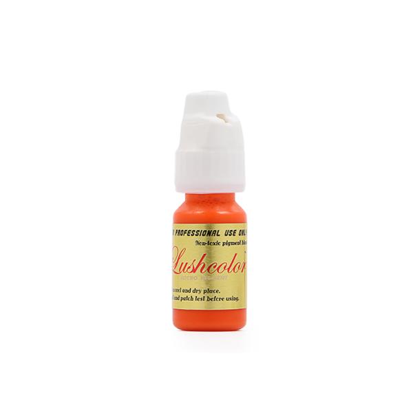 Orange Liquid / Semi Paste Semi Permanent Makeup Pigments Used For Black Lip Coloring