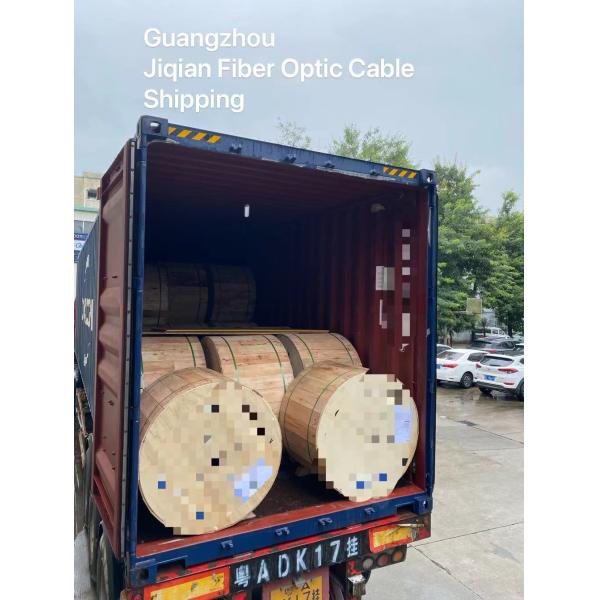 UV PE Jacket Aerial Figure 8 Fiber Optic Cable 9.0*14.8mm Outer Diameter for Speed Data Transfer