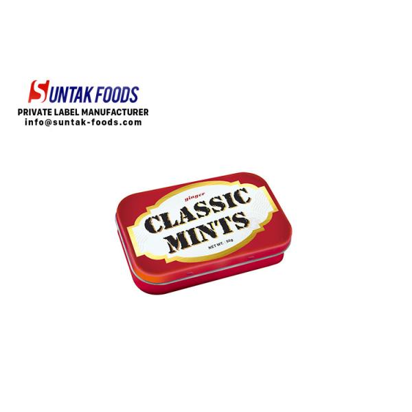 Classic Fresh Breath Mints Dextrose Candy , Hot Chewable Ginger Tablets
