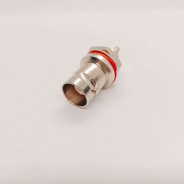 50 ohm BNC Connector with Gold-plated Brass and PTFE Insulator for RF Applications