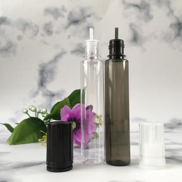 Round PET E Liquid Bottles with Custom Logo Screen Printing - Various Sizes Available