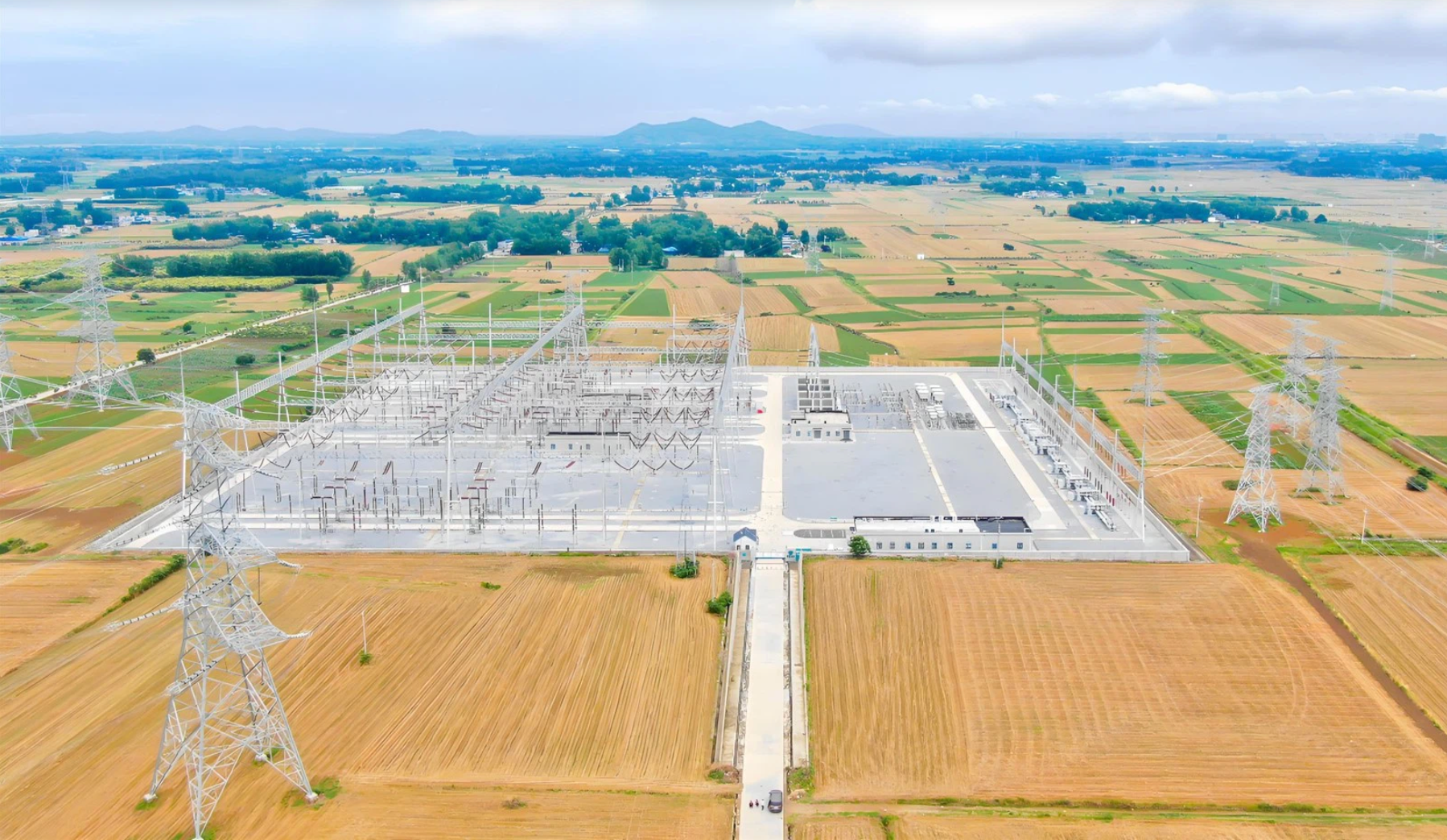 Anti Corrosion Substation Steel Structures Durable Power Substation Customized