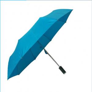 Wholesale Blue Color Custom Print Popular Auto Open Umbrella , 3 Fold Ladies Umbrella from china suppliers