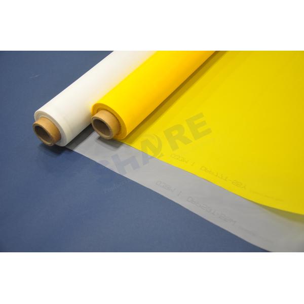 213 Micron Nylon Screen Printing Mesh Ink Flow Properties For Curved Surface
