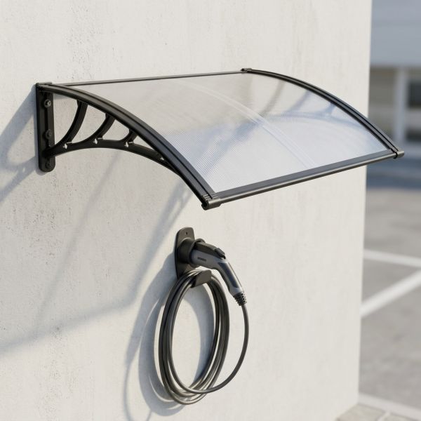 Mannual Polycarbonate Window Awning With Transparent 2.5mm Polycarbonate Solid Sheet Or 5.0mm Polycarbonate Hollow Sheet Made From PC Materials Of