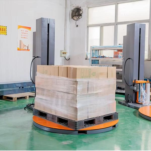 Automatic Stretch Film Wrapping Machine Shrink Wrapper 100-5000ml Bag Weight
